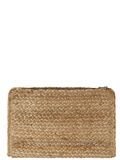 Pieces FIRKANTET STRÅ CLUTCH, Natural, highres - 17089443_Natural_002.jpg