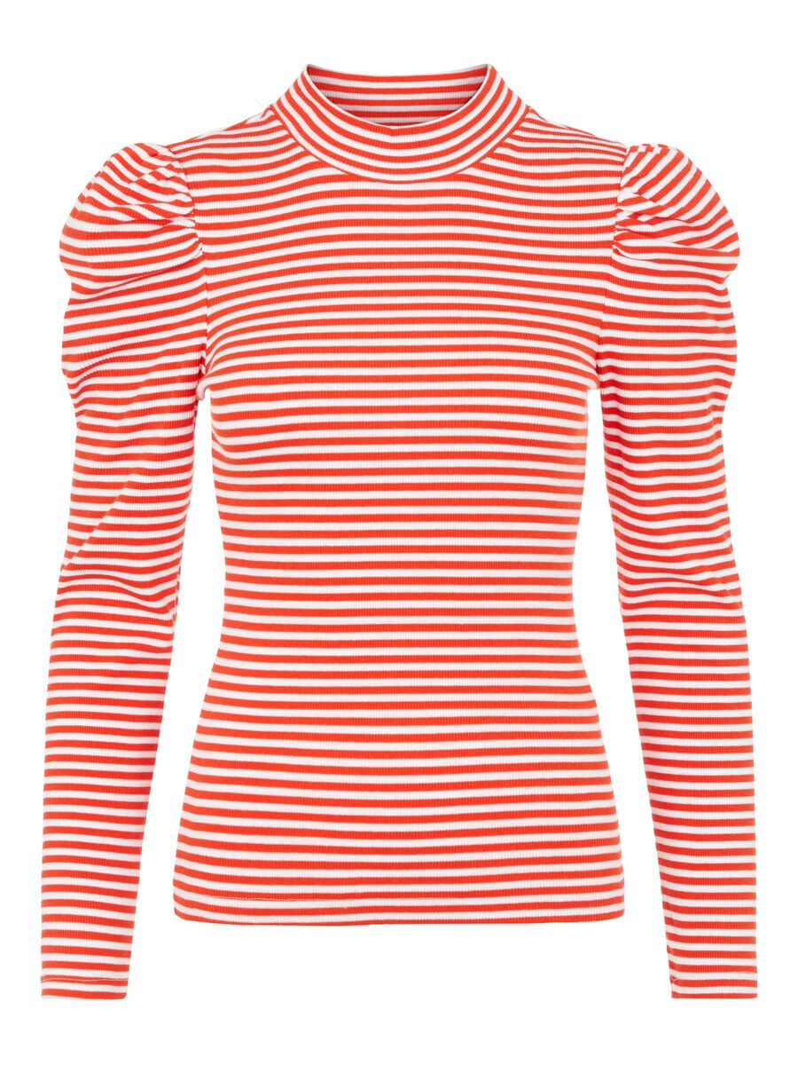 Carousel image - STRIBET BLUSE, Cherry Tomato | 5