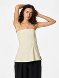 Product image thumbnail - PCMAJSE FITTED  BANDEAU TOP, Birch | 7