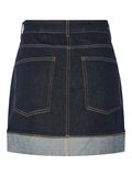 Pieces PCFRANNA DENIM MINI SKIRT, Dark Blue Denim, highres - 17161245_DarkBlueDenim_002.jpg