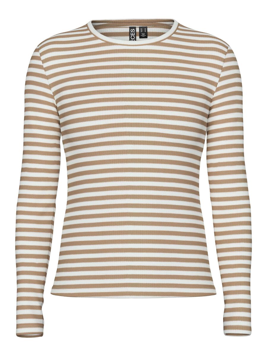 Pieces PCRUKA LONG SLEEVED TOP, Silver Mink, highres - 17133838_SilverMink_1003669_001.jpg