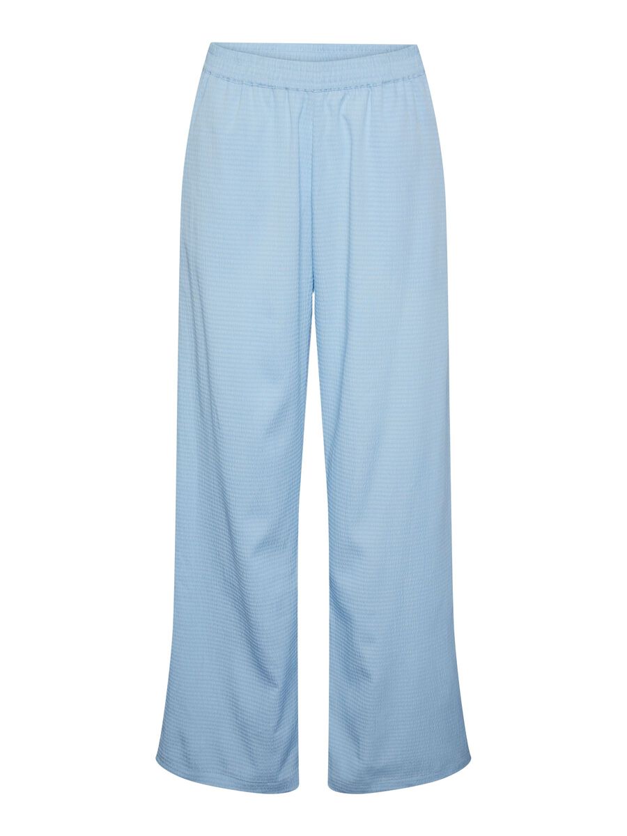 Pieces PCJUNNI WIDE-LEG TROUSERS, Airy Blue, highres - 17147443_AiryBlue_001.jpg