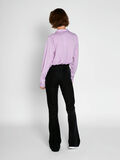 Pieces HIGH WAIST VELVET TROUSERS, Black, highres - 17095293_Black_004.jpg