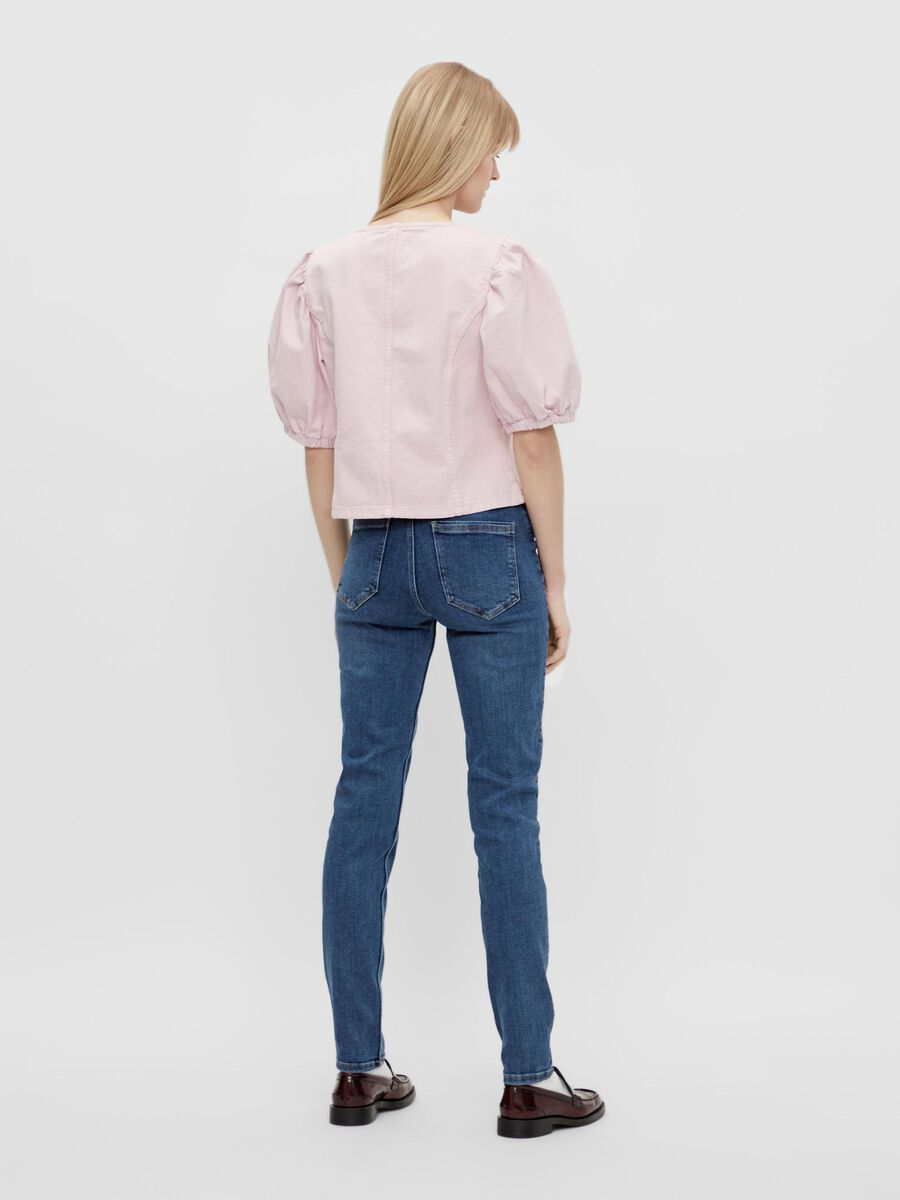 Pieces DENIM TOP, Winsome Orchid, highres - 17111440_WinsomeOrchid_004.jpg