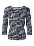 Product image thumbnail 6 PCPHOEBE - COL BATEAU TOP MANCHES 3/4, Light Grey Melange