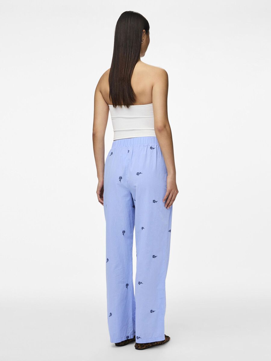 Pieces PCSABIRA STRAIGHT-LEG TROUSERS, Hydrangea, highres - 17154059_Hydrangea_1148568_004.jpg