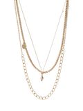 Pieces 3-CHAIN NECKLACE, Gold Colour, highres - 17099293_GoldColour_008.jpg