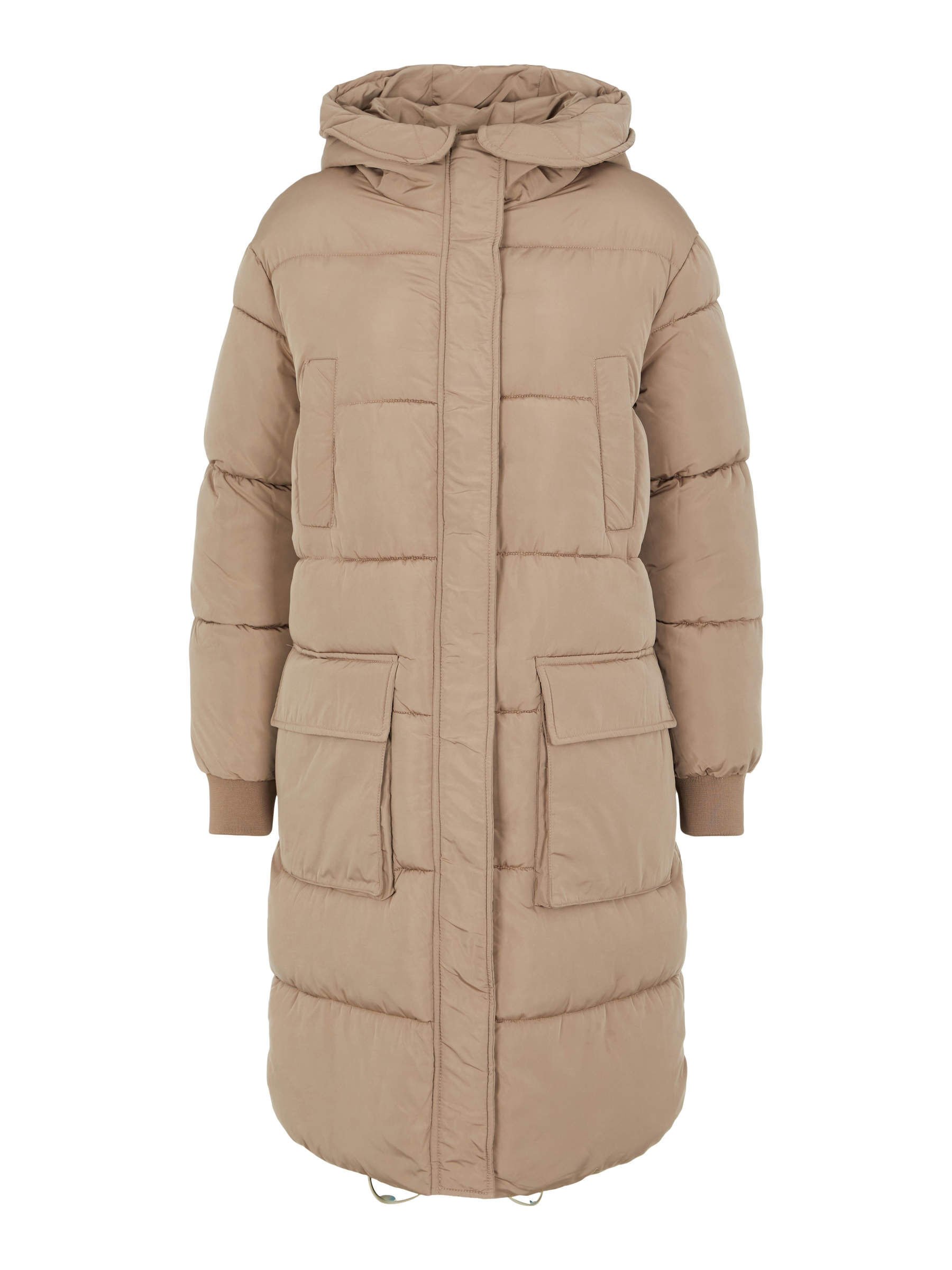 Long padded jacket | Pieces