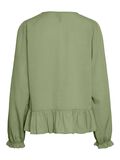 Pieces PCSIENNA LONG SLEEVED TOP, Hedge Green, highres - 17149321_HedgeGreen_002.jpg