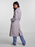 Pieces ABRIGO DE MEZCLA DE LANA, Light Grey Melange, highres - 17127479_LightGreyMelange_004.jpg