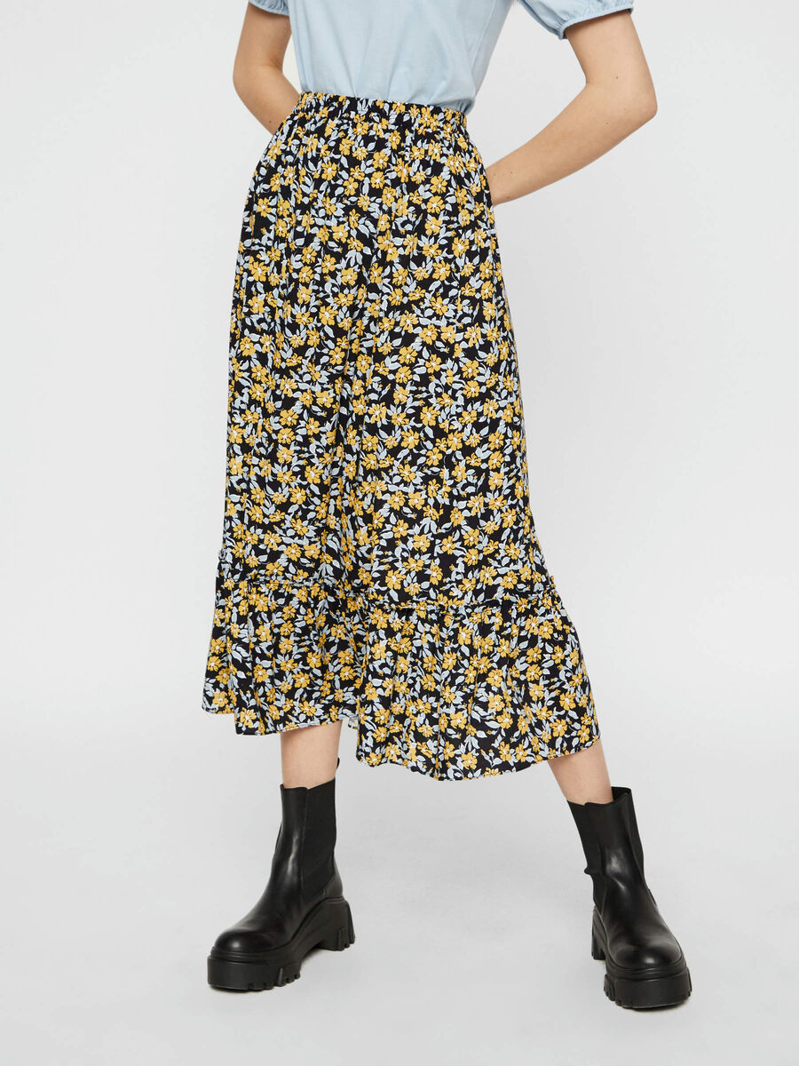 Pieces PRINTED HIGH WAIST MIDI SKIRT, Maritime Blue, highres - 17109806_MaritimeBlue_811380_003.jpg