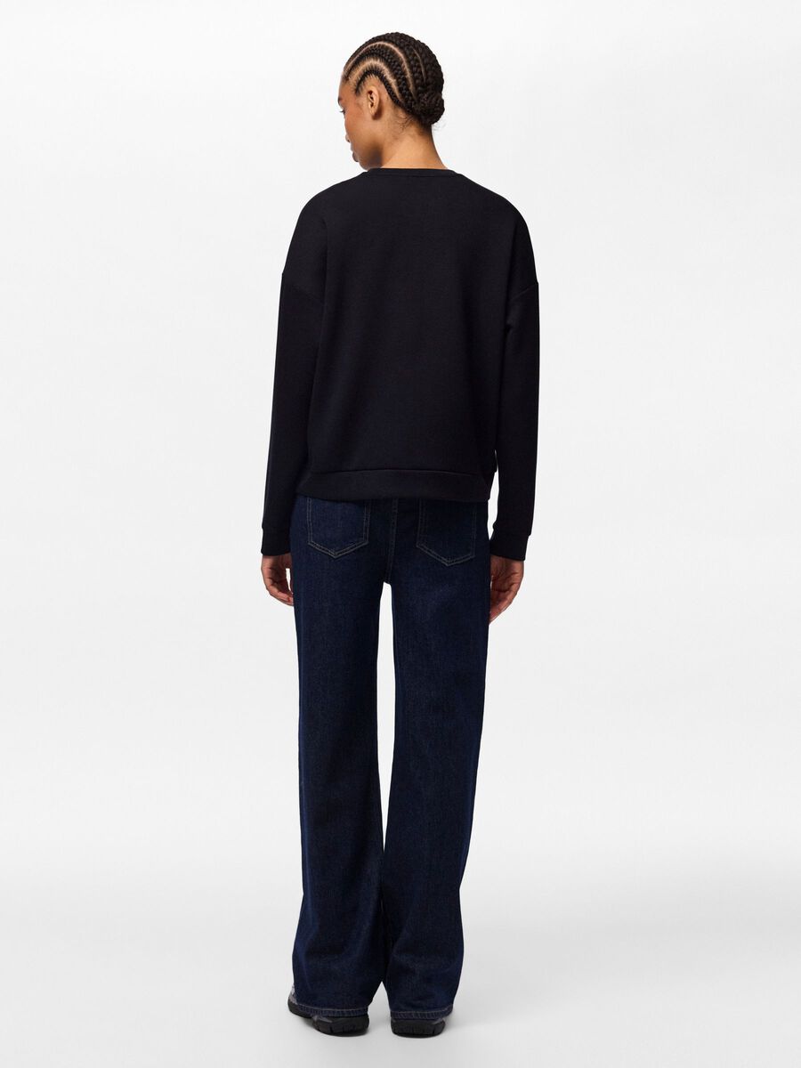 Product carousel image 2 PCMICHELLE SCUBA SWEATSHIRT, Black