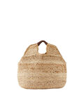 Pieces STRAW SHOPPING BAG, Nature, highres - 17096363_Nature_001.jpg