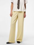 Product image thumbnail - PCKAMIL WIDE-LEG TROUSERS, French Vanilla | 3