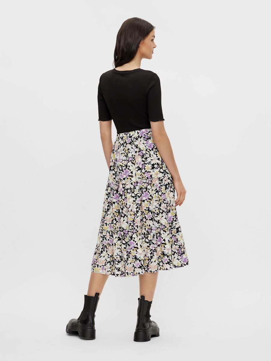 Pieces PCKARRY MIDI SKIRT, Black, highres - 17118756_Black_896281_004.jpg