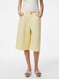 Product image thumbnail - PCSKY MW  DENIM SHORTS, French Vanilla | 1