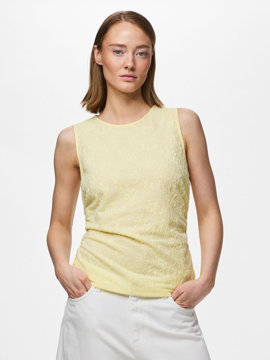 Product carousel image - TOP SENZA MANICHE, French Vanilla | 1