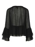 Pieces PCNANDITTA LONG SLEEVED BLOUSE, Black, highres - 17159571_Black_002.jpg