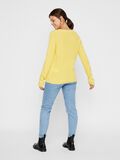 Pieces EYELET KNITTED PULLOVER, Lemon Drop, highres - 17100760_LemonDrop_004.jpg