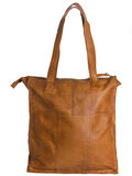 Pieces LEATHER SHOULDER BAG, Cognac, highres - 17085469_Cognac_002.jpg