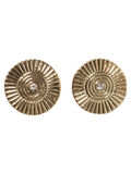 Pieces BIG ROUND EARSTUDS, Gold Colour, highres - 17094024_GoldColour_001.jpg