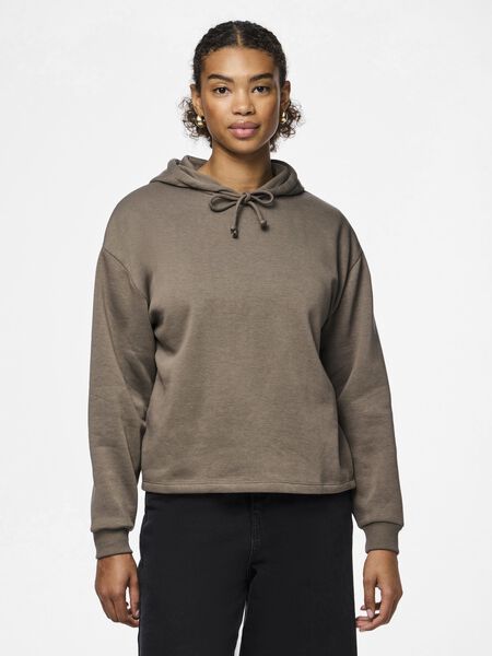 Pieces PCCHILLI HOODIE, Morel, highres - 17113437_Morel_003.jpg