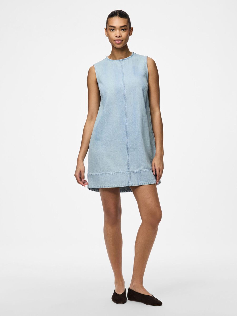 Pieces SUKIENKA JEANSOWA, Light Blue Denim, highres - 17158815_LightBlueDenim_005.jpg