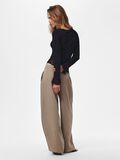Product image thumbnail 2 PCAUGUSTA BLONDEDETALJ LANGERMET TOPP, Black