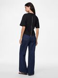 Pieces PCAMY ZIP  T-SHIRT, Black, highres - 17161196_Black_004.jpg