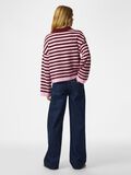 thumbnail Pccharlot loose collar  jumper, colour: tawny port,, back