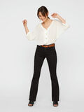 Pieces NORMALHÖGA BOOTCUT JEANS, Black, highres - 17097365_Black_005.jpg