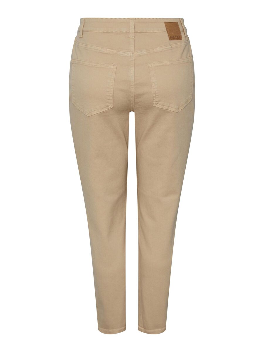 Pieces PCKESIA MOM JEANS, Irish Cream, highres - 17133424_IrishCream_002.jpg