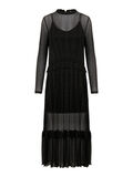 Pieces DENTELLE SEMI-TRANSPARENT ROBE MI-LONGUE, Black, highres - 17100631_Black_724181_001.jpg