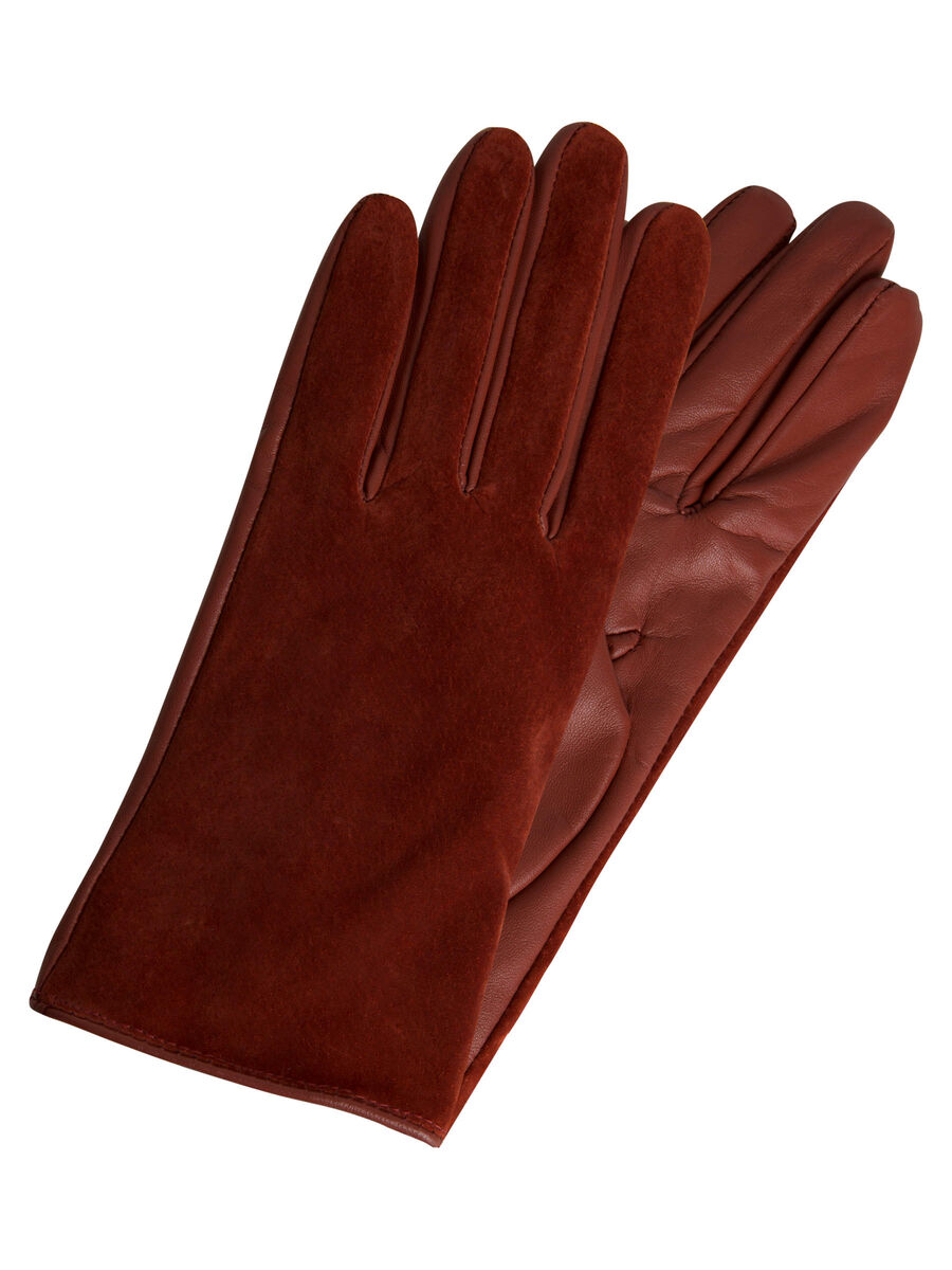 Pieces LEATHER GLOVES, Picante, highres - 17083695_Picante_001.jpg