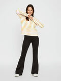 Pieces STRETCHY FLARED TROUSERS, Black, highres - 17106484_Black_005.jpg