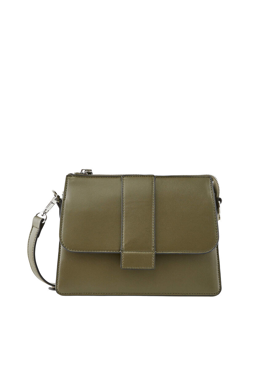 Pieces SOLID-COLOURED CROSSBODY BAG, Forest Night, highres - 17098467_ForestNight_001.jpg