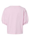 Pieces PCMILJE TOP MED KORTE ÆRMER, Pink Tulle, highres - 17163762_PinkTulle_002.jpg
