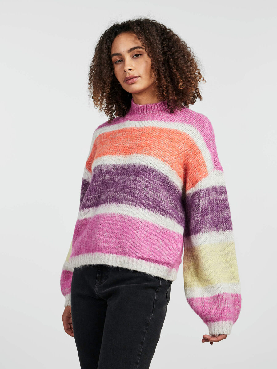Pieces PCEMILYN WOOL KNITTED JUMPER, Rose Violet, highres - 17117976_RoseViolet_977159_003.jpg