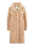 Pieces FAUX SHEARLING KÅPE, Tannin, highres - 17103186_Tannin_001.jpg