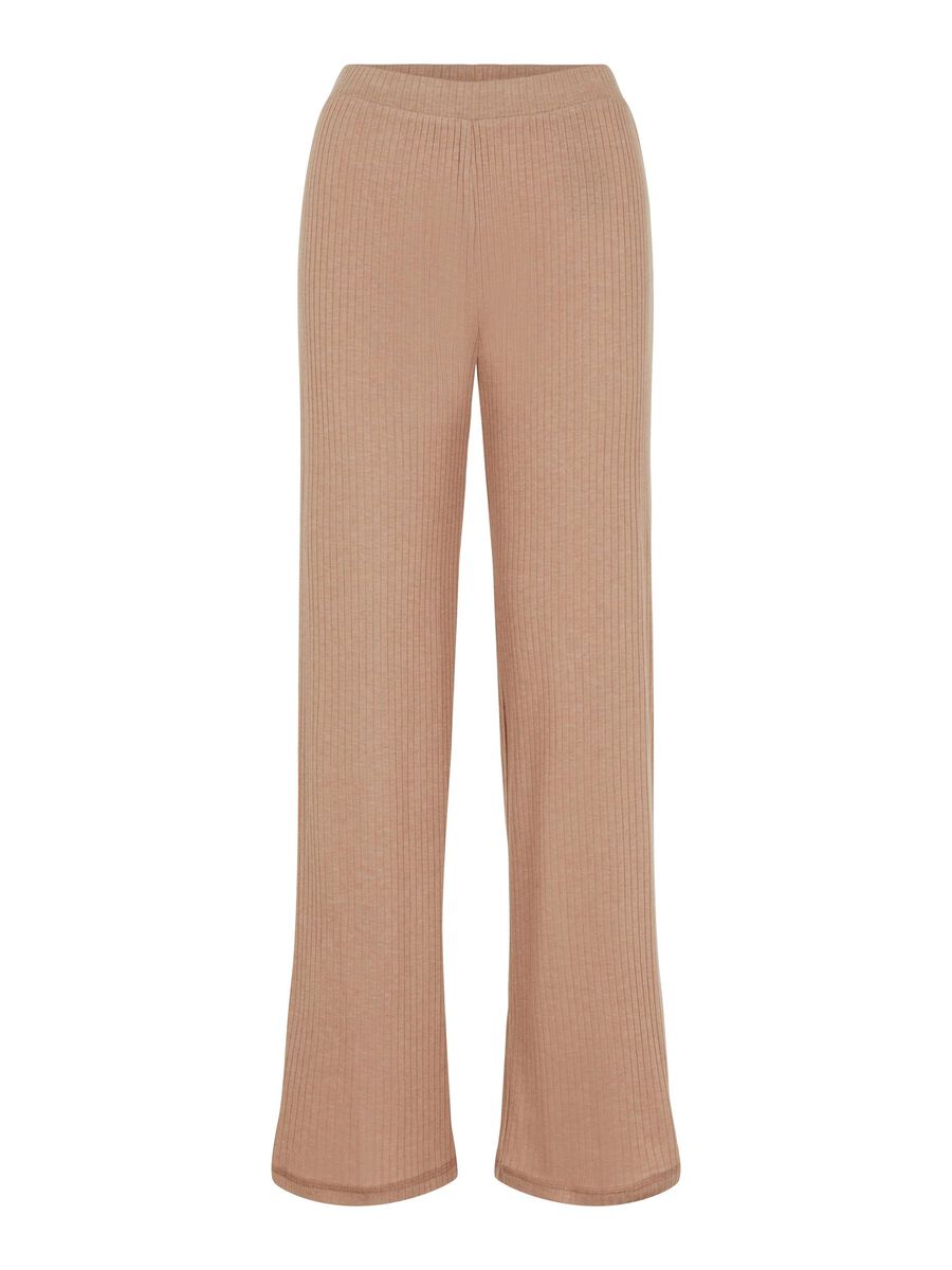 Carousel image - PCMOLLY WIDE TROUSERS, Warm Taupe | 6