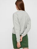 Pieces DROPPED SHOULDER SWEATSHIRT, Light Grey Melange, highres - 17101328_LightGreyMelange_006.jpg