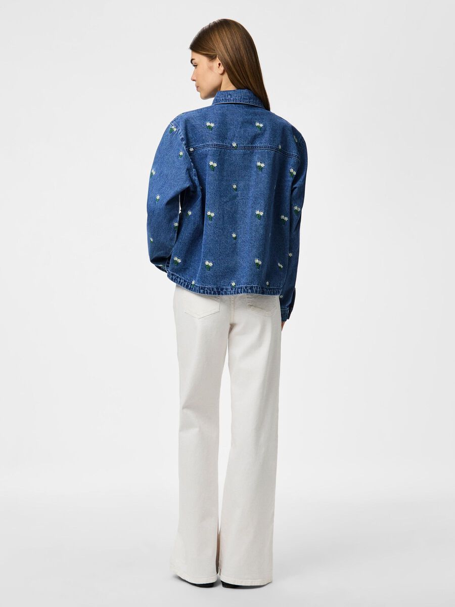 Pieces PCFREIA DENIM JACKET, Medium Blue Denim, highres - 17161258_MediumBlueDenim_1222185_004.jpg