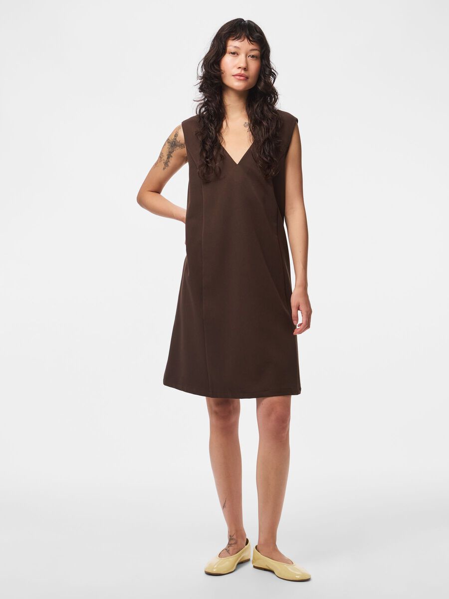 Carousel image 1 PCKAMIL  SPENCER DRESS, Hot Fudge