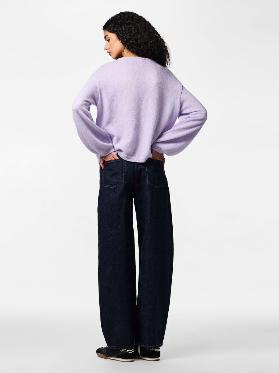 Carousel image - PCIDA KNITTED PULLOVER, Pastel Lilac | 2