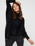 Pieces ROLL NECK PONCHO, Black, highres - 17097259_Black_008.jpg