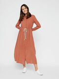 Pieces DRAWSTRING MAXI DRESS, Copper Brown, highres - 17102882_CopperBrown_003.jpg