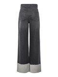 Pieces PCPIL HW STRAIGHT FIT JEANS, Grey Denim, highres - 17154818_GreyDenim_002.jpg