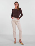 Pieces PCANNA LONG SLEEVED BLOUSE, Chicory Coffee, highres - 17111987_ChicoryCoffee_005.jpg