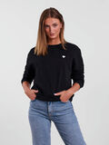 Pieces PCATELLA SWEATSHIRT, Black, highres - 17124806_Black_987234_003.jpg