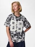 Product image thumbnail - PCMARTINE PRINTED T-SHIRT, Soft Grey | 1